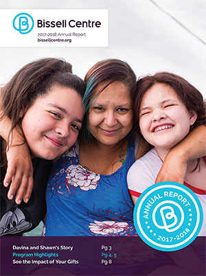 2017-2018 Bissell Centre Annual Report Cover
