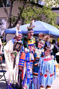 Group of dancer at National Indigenous Peoples Day event